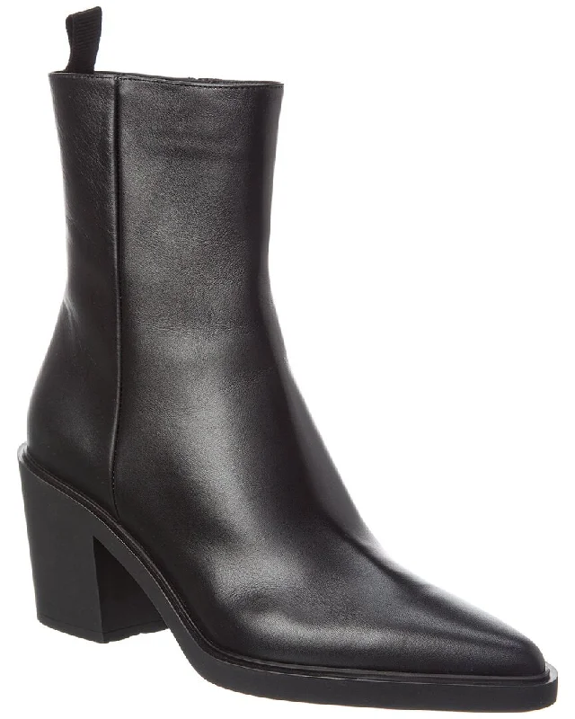 Gianvito Rossi Dylan 60 Leather Bootie