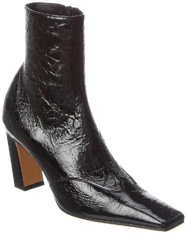 KHAITE Nevada Leather Bootie