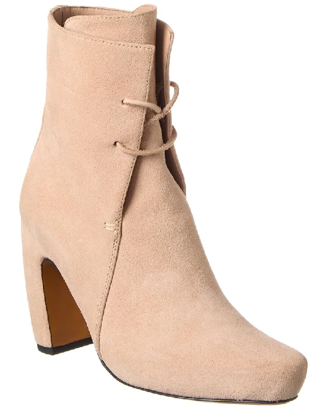 LANVIN Laced Suede Bootie