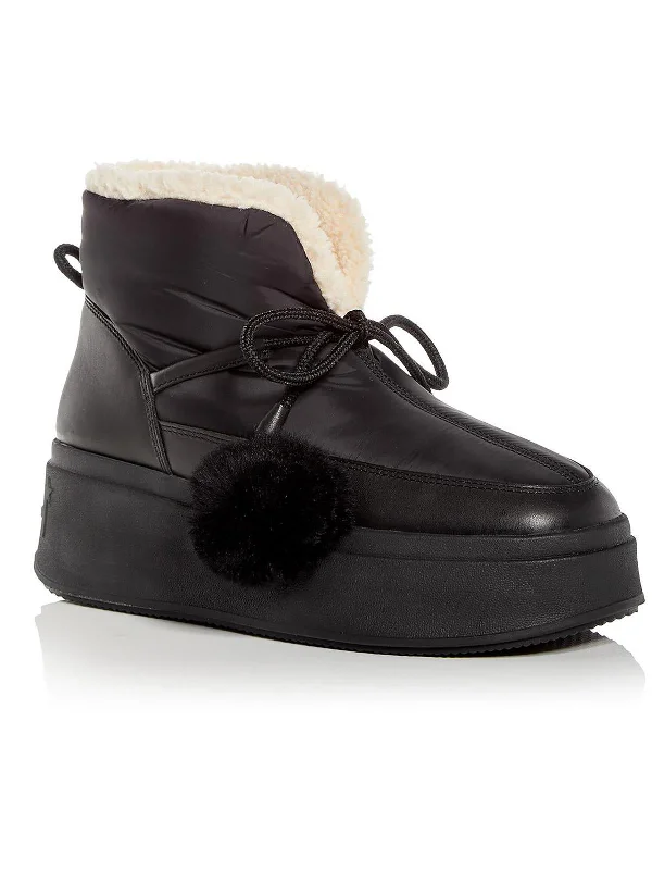 Mini  Womens Slip On Cold Weather Booties