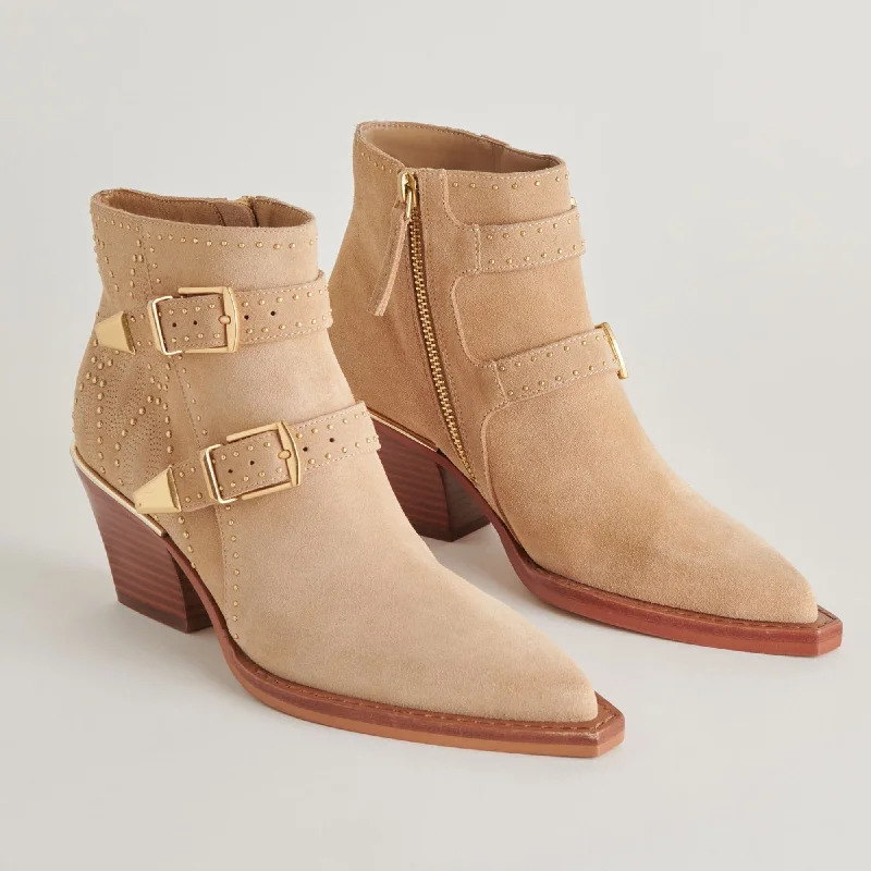 RONNIE BOOTIES CAMEL SUEDE