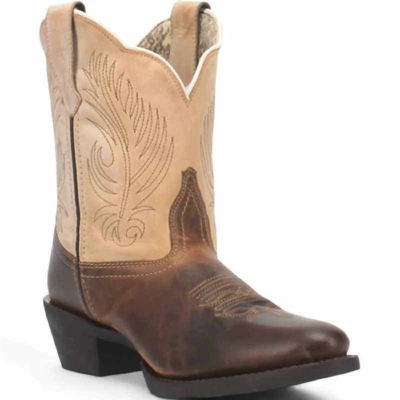 Women's Tori Western Boots In Brown/tan