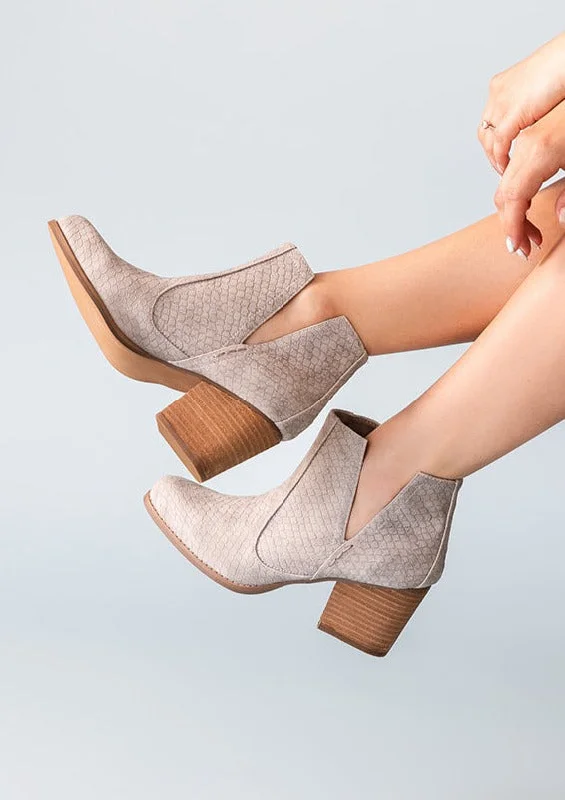 Tarim Booties in Grey