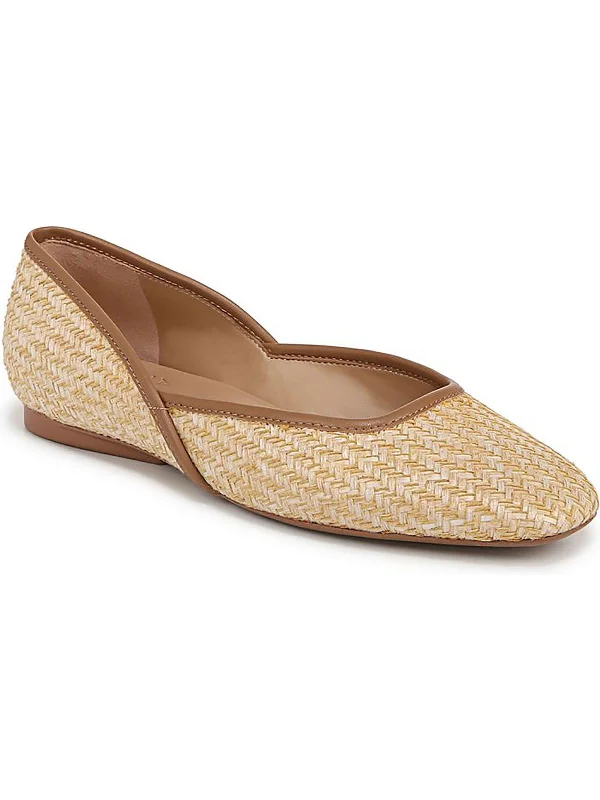 Cody 2 Womens Woven Slip-On Ballet Flats