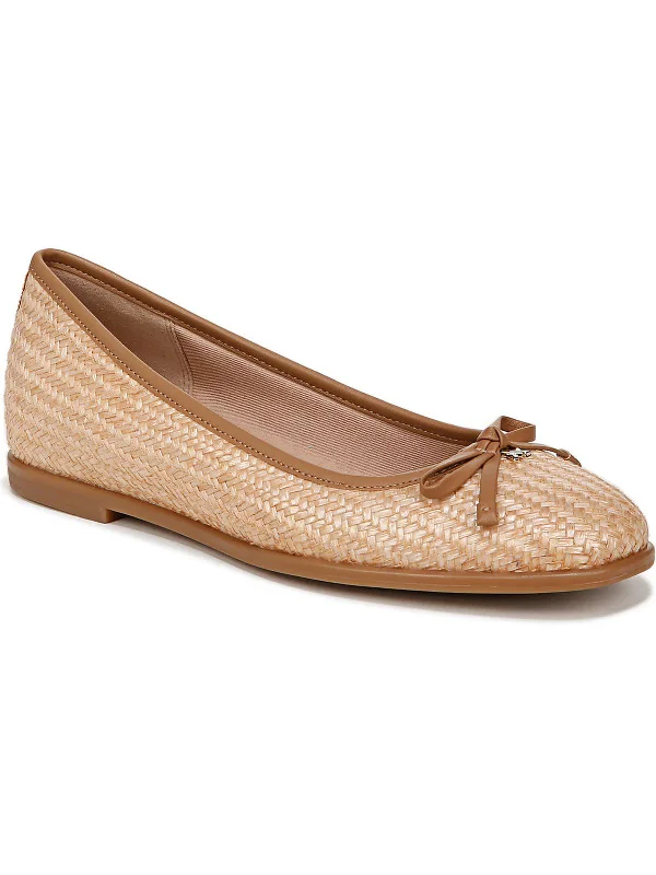 Essential Womens Flat Bow Ballet Flats