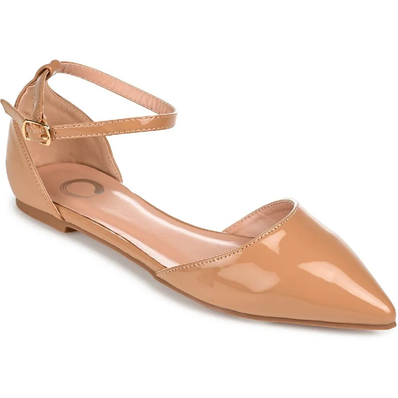 Journee Collection Womens Patent Pointy Toe D'Orsay