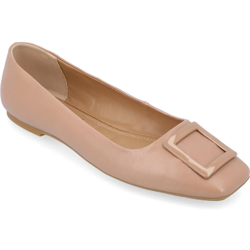 Journee Collection Womens Zimia Office Square Toe Ballet Flats