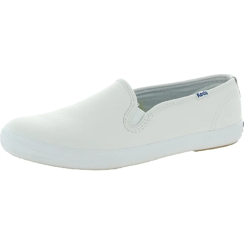 Keds Womens Champion S/O Leather Casual Slip-On Sneakers