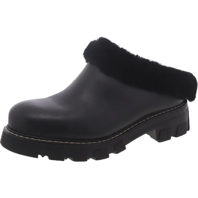 La Canadienne Womens Leather a Clogs