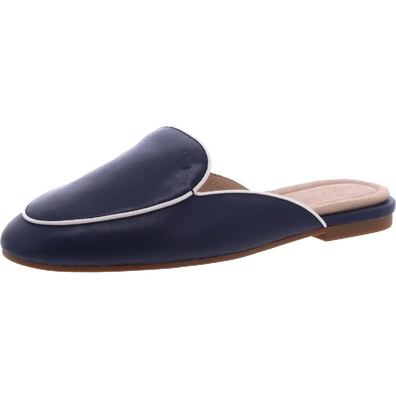 Lauren Ralph Lauren Womens Aliana II Leather Slip-On Mules