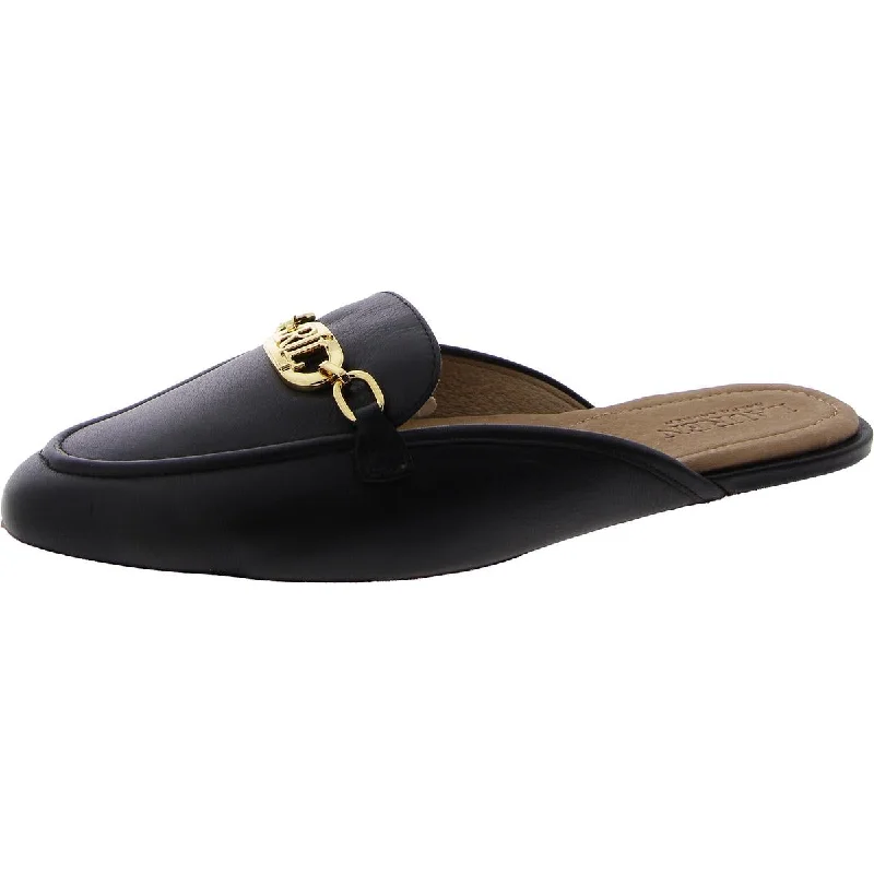 Lauren Ralph Lauren Womens AVERI MULE Faux Leather Round toe Mules