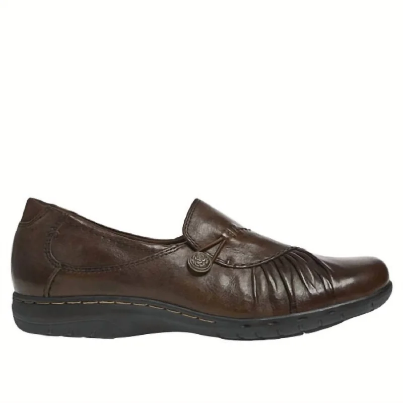 Women Paulette Slip-On [Wide] In Bark